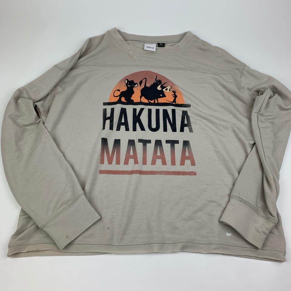 Disney Lion King Crop Long Sleeve